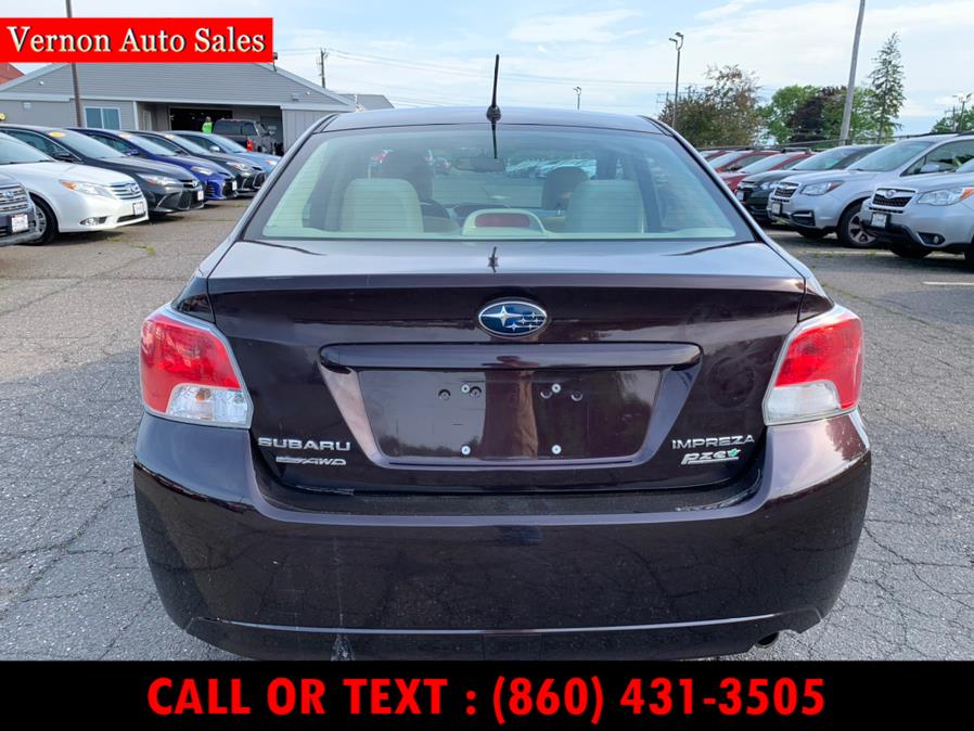 Used Subaru Impreza Sedan 4dr Auto 2.0i Premium 2012 | Vernon Auto Sale & Service. Manchester, Connecticut Used Subaru Impreza Sedan 4dr Auto 2.0i Premium 2012 | Vernon Auto Sale & Service. Manchester, Connecticut