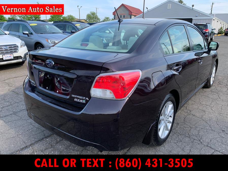 Used Subaru Impreza Sedan 4dr Auto 2.0i Premium 2012 | Vernon Auto Sale & Service. Manchester, Connecticut Used Subaru Impreza Sedan 4dr Auto 2.0i Premium 2012 | Vernon Auto Sale & Service. Manchester, Connecticut