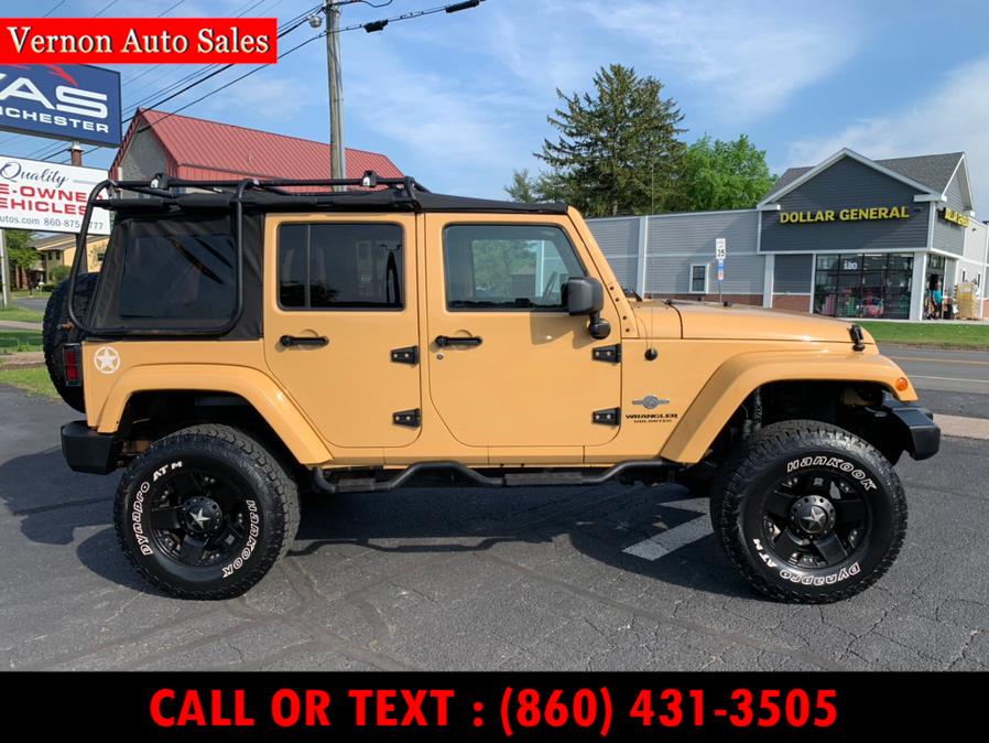 2014 Jeep Wrangler Unlimited 4WD 4dr Sport Oscar Mike Edition, available for sale in Manchester, Connecticut | Vernon Auto Sale & Service. Manchester, Connecticut 2014 Jeep Wrangler Unlimited 4WD 4dr Sport Oscar Mike Edition, available for sale in Manchester, Connecticut | Vernon Auto Sale & Service. Manchester, Connecticut