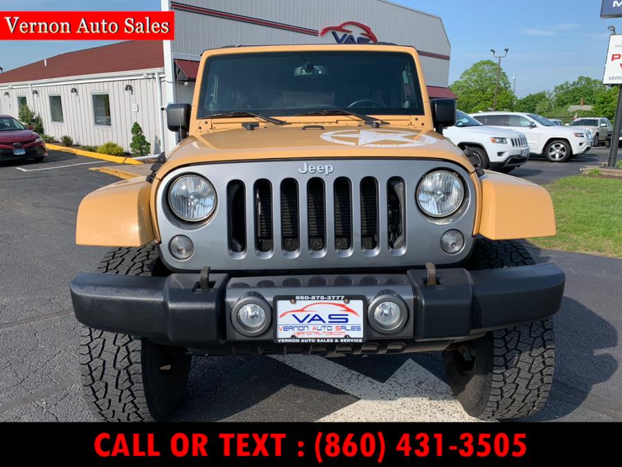 2014 Jeep Wrangler Unlimited 4WD 4dr Sport Oscar Mike Edition, available for sale in Manchester, Connecticut | Vernon Auto Sale & Service. Manchester, Connecticut 2014 Jeep Wrangler Unlimited 4WD 4dr Sport Oscar Mike Edition, available for sale in Manchester, Connecticut | Vernon Auto Sale & Service. Manchester, Connecticut