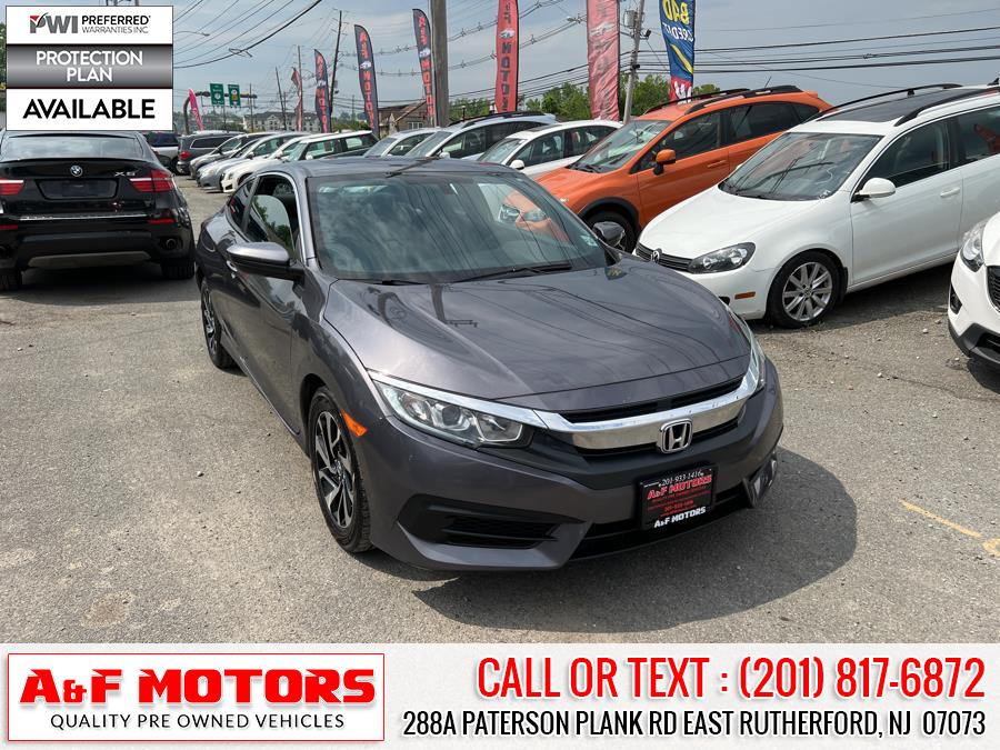 2017 Honda Civic Coupe LX-P CVT, available for sale in East Rutherford, New Jersey | A&F Motors LLC. East Rutherford, New Jersey 2017 Honda Civic Coupe LX-P CVT, available for sale in East Rutherford, New Jersey | A&F Motors LLC. East Rutherford, New Jersey