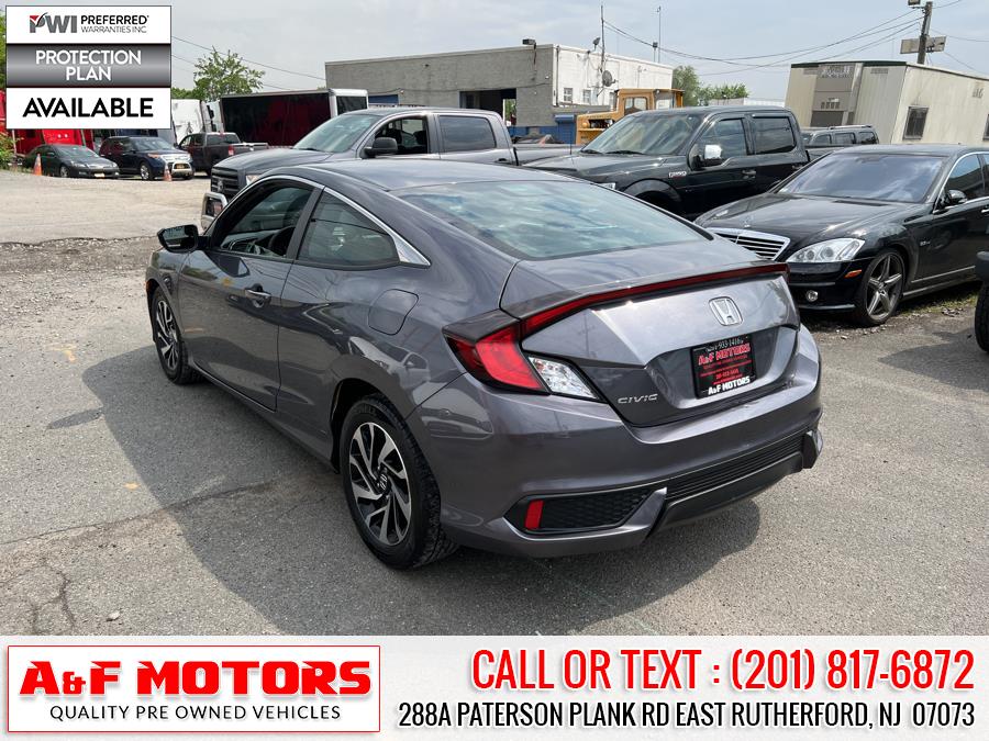 2017 Honda Civic Coupe LX-P CVT, available for sale in East Rutherford, New Jersey | A&F Motors LLC. East Rutherford, New Jersey 2017 Honda Civic Coupe LX-P CVT, available for sale in East Rutherford, New Jersey | A&F Motors LLC. East Rutherford, New Jersey