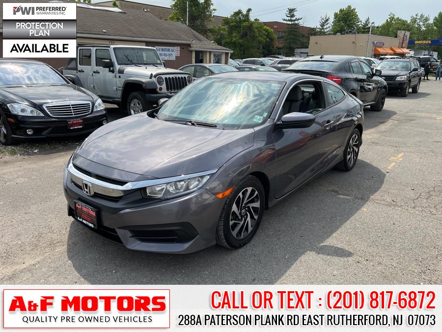2017 Honda Civic Coupe LX-P CVT, available for sale in East Rutherford, New Jersey | A&F Motors LLC. East Rutherford, New Jersey 2017 Honda Civic Coupe LX-P CVT, available for sale in East Rutherford, New Jersey | A&F Motors LLC. East Rutherford, New Jersey