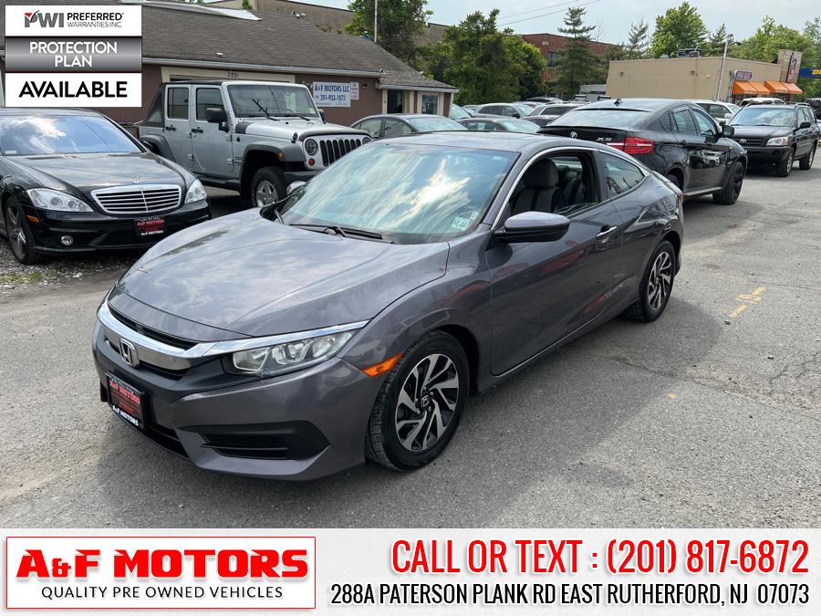 2017 Honda Civic Coupe LX-P CVT, available for sale in East Rutherford, New Jersey | A&F Motors LLC. East Rutherford, New Jersey 2017 Honda Civic Coupe LX-P CVT, available for sale in East Rutherford, New Jersey | A&F Motors LLC. East Rutherford, New Jersey