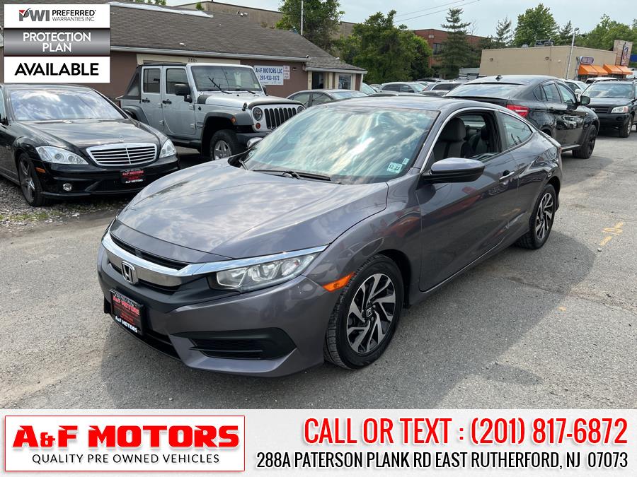 2017 Honda Civic Coupe LX-P CVT, available for sale in East Rutherford, New Jersey | A&F Motors LLC. East Rutherford, New Jersey 2017 Honda Civic Coupe LX-P CVT, available for sale in East Rutherford, New Jersey | A&F Motors LLC. East Rutherford, New Jersey
