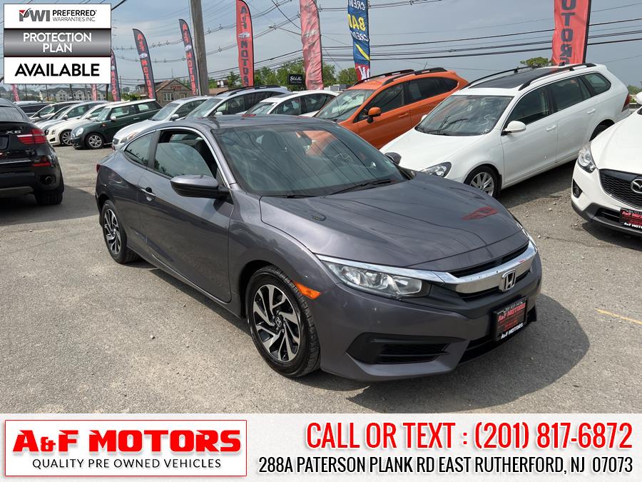 2017 Honda Civic Coupe LX-P CVT, available for sale in East Rutherford, New Jersey | A&F Motors LLC. East Rutherford, New Jersey 2017 Honda Civic Coupe LX-P CVT, available for sale in East Rutherford, New Jersey | A&F Motors LLC. East Rutherford, New Jersey