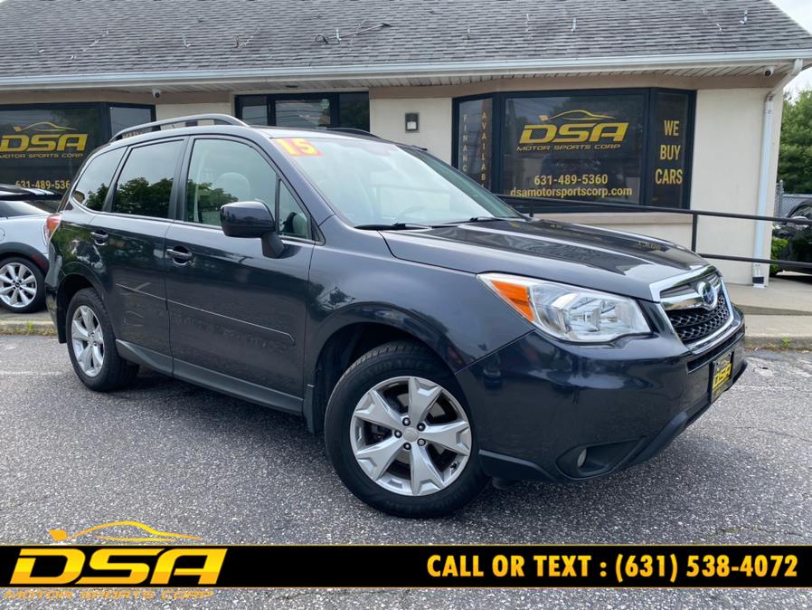 2015 Subaru Forester 4dr CVT 2.5i Premium PZEV, available for sale in Commack, New York | DSA Motor Sports Corp. Commack, New York