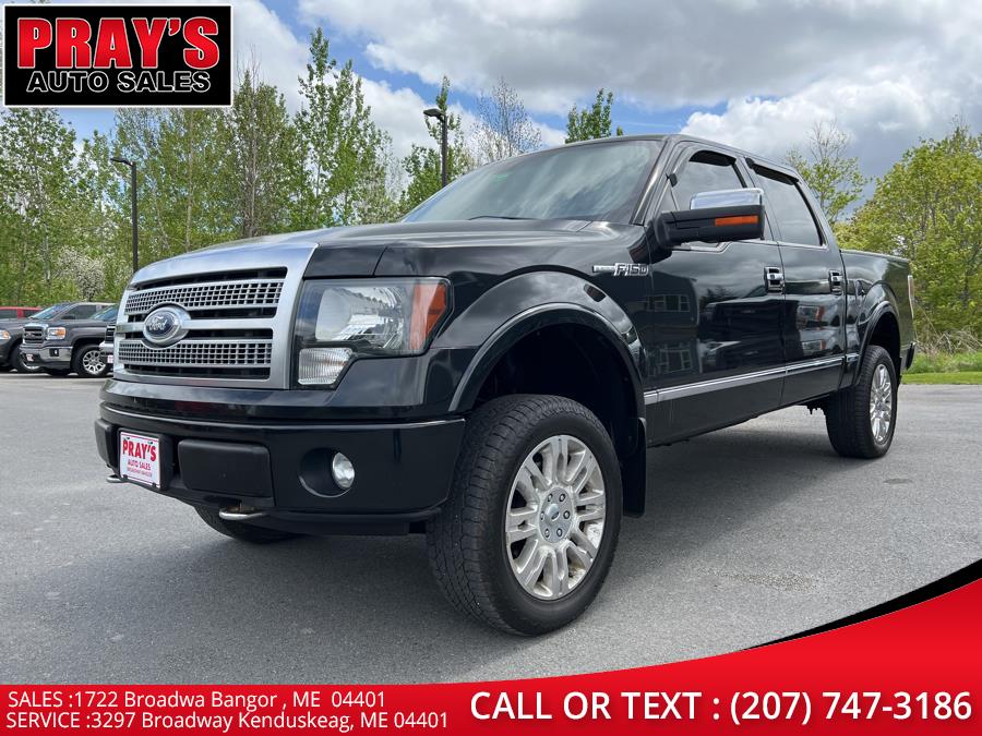 2012 Ford F-150 4WD SuperCrew 145" Platinum, available for sale in Bangor , Maine | Pray's Auto Sales . Bangor , Maine