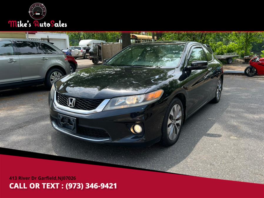 2014 Honda Accord Coupe 2dr I4 CVT EX-L w/Navi, available for sale in Garfield, New Jersey | Mikes Auto Sales LLC. Garfield, New Jersey