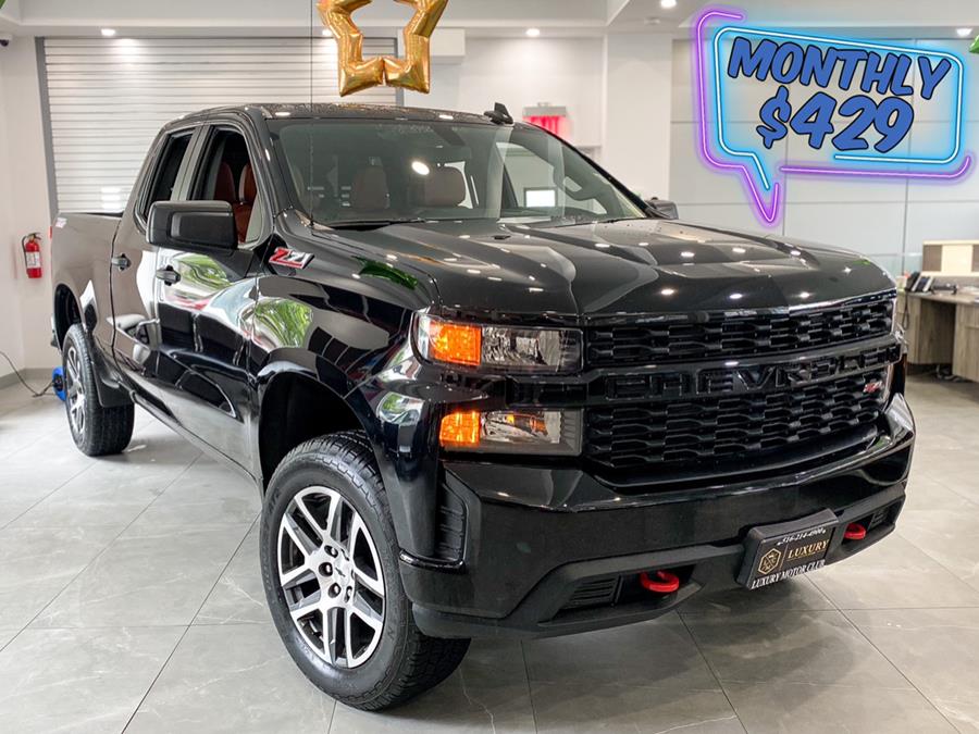 2019 Chevrolet Silverado 1500 4WD Double Cab 147" Custom Trail Boss, available for sale in Franklin Square, New York | Luxury Motor Club. Franklin Square, New York 2019 Chevrolet Silverado 1500 4WD Double Cab 147" Custom Trail Boss, available for sale in Franklin Square, New York | Luxury Motor Club. Franklin Square, New York