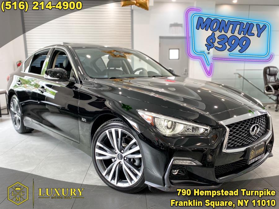 2018 INFINITI Q50 3.0t SPORT AWD, available for sale in Franklin Square, New York | Luxury Motor Club. Franklin Square, New York