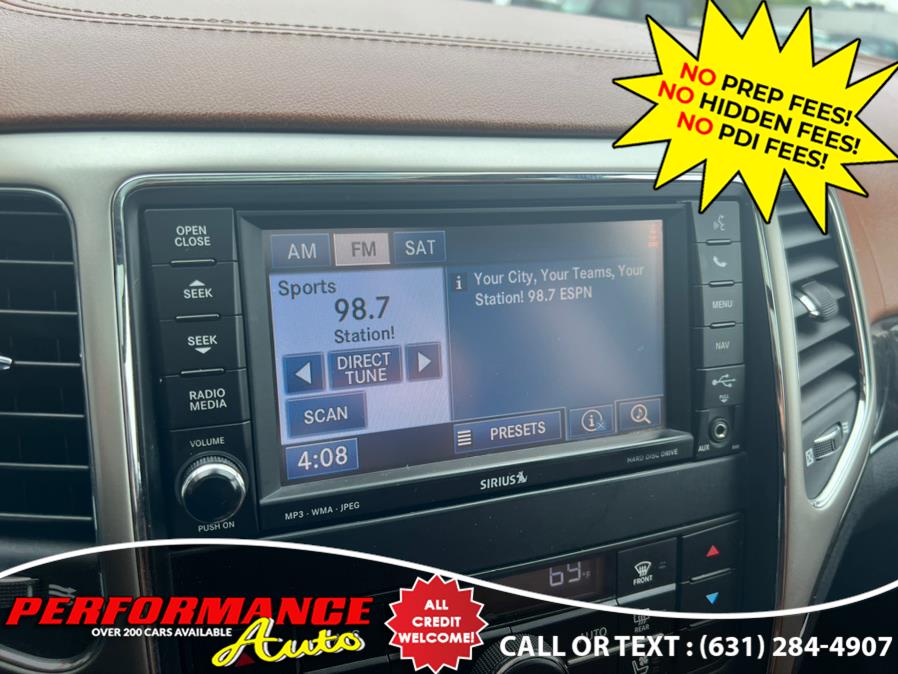 2012 Jeep Grand Cherokee 4WD 4dr Overland Summit, available for sale in Bohemia, New York | Performance Auto Inc. Bohemia, New York 2012 Jeep Grand Cherokee 4WD 4dr Overland Summit, available for sale in Bohemia, New York | Performance Auto Inc. Bohemia, New York
