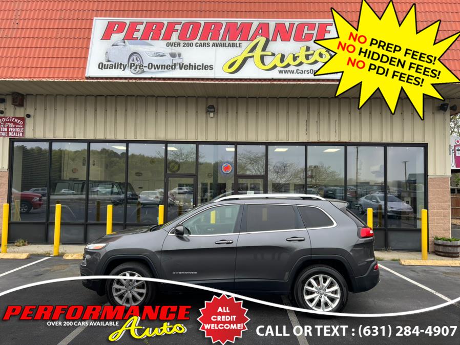 2015 Jeep Cherokee 4WD 4dr Limited, available for sale in Bohemia, New York | Performance Auto Inc. Bohemia, New York 2015 Jeep Cherokee 4WD 4dr Limited, available for sale in Bohemia, New York | Performance Auto Inc. Bohemia, New York