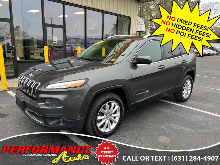 2015 Jeep Cherokee 4WD 4dr Limited, available for sale in Bohemia, New York | Performance Auto Inc. Bohemia, New York 2015 Jeep Cherokee 4WD 4dr Limited, available for sale in Bohemia, New York | Performance Auto Inc. Bohemia, New York