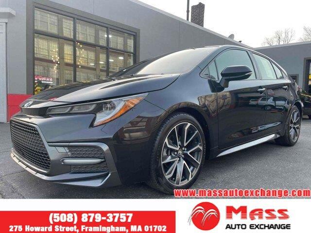 Used Toyota Corolla SE 4dr Sedan CVT 2020 | Mass Auto Exchange. Framingham, Massachusetts