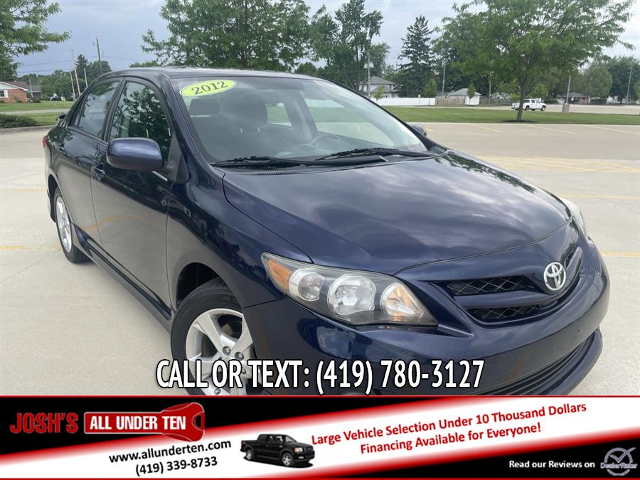 2012 Toyota Corolla 4dr Sdn Auto S (Natl), available for sale in Elida, Ohio | Josh's All Under Ten LLC. Elida, Ohio 2012 Toyota Corolla 4dr Sdn Auto S (Natl), available for sale in Elida, Ohio | Josh's All Under Ten LLC. Elida, Ohio