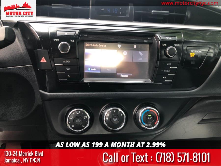 Used Toyota Corolla 4dr Sdn Auto L (Natl) 2016 | Motor City. Jamaica, New York Used Toyota Corolla 4dr Sdn Auto L (Natl) 2016 | Motor City. Jamaica, New York