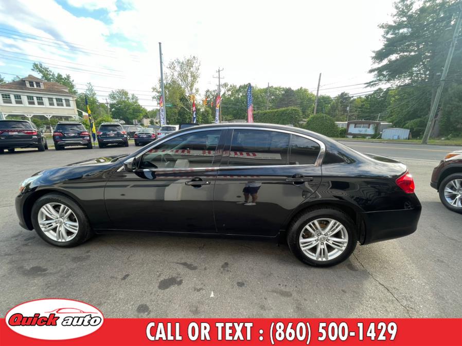 Used INFINITI G37 Sedan 4dr x AWD 2012 | Quick Auto LLC. Bristol, Connecticut Used INFINITI G37 Sedan 4dr x AWD 2012 | Quick Auto LLC. Bristol, Connecticut