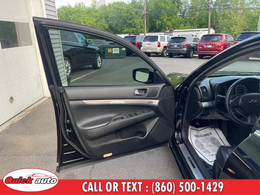Used INFINITI G37 Sedan 4dr x AWD 2012 | Quick Auto LLC. Bristol, Connecticut Used INFINITI G37 Sedan 4dr x AWD 2012 | Quick Auto LLC. Bristol, Connecticut