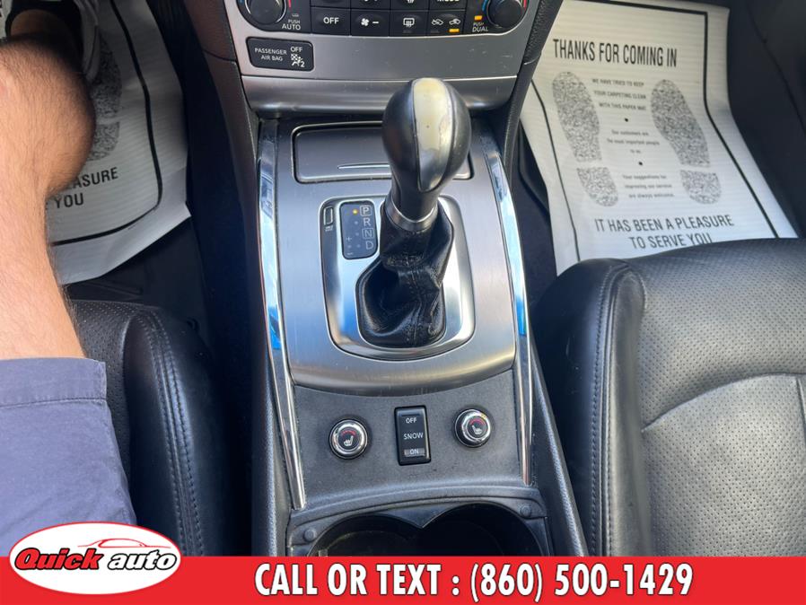 Used INFINITI G37 Sedan 4dr x AWD 2012 | Quick Auto LLC. Bristol, Connecticut Used INFINITI G37 Sedan 4dr x AWD 2012 | Quick Auto LLC. Bristol, Connecticut