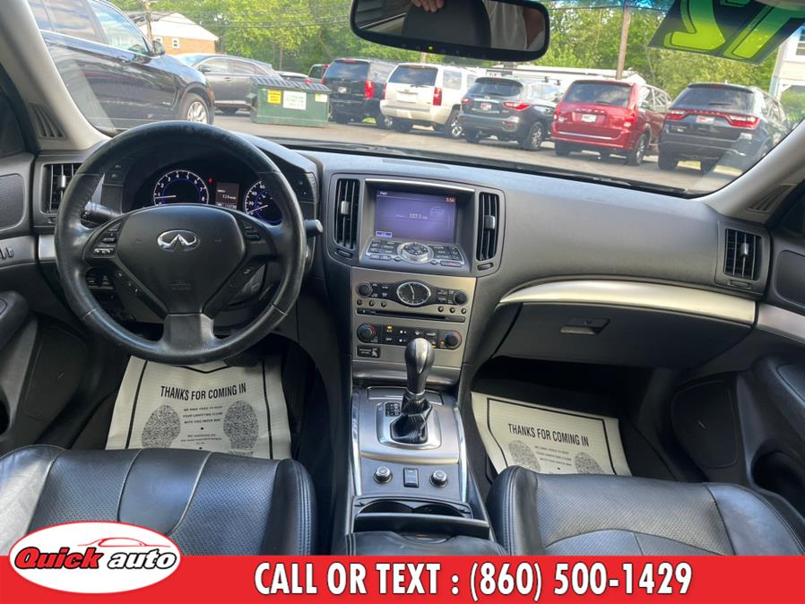 Used INFINITI G37 Sedan 4dr x AWD 2012 | Quick Auto LLC. Bristol, Connecticut Used INFINITI G37 Sedan 4dr x AWD 2012 | Quick Auto LLC. Bristol, Connecticut