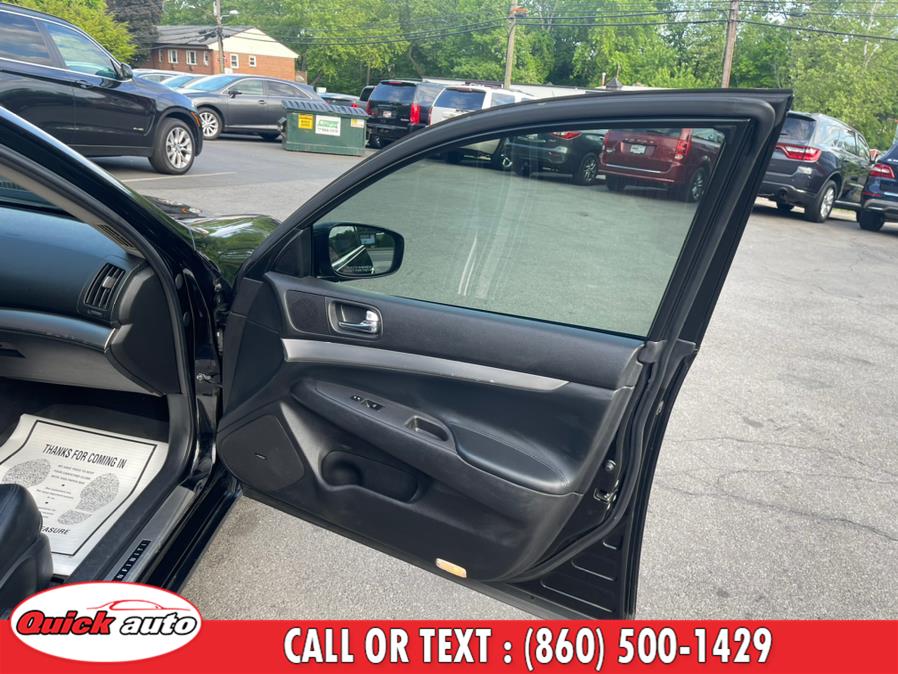 Used INFINITI G37 Sedan 4dr x AWD 2012 | Quick Auto LLC. Bristol, Connecticut Used INFINITI G37 Sedan 4dr x AWD 2012 | Quick Auto LLC. Bristol, Connecticut