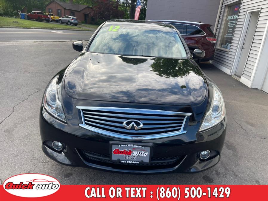 Used INFINITI G37 Sedan 4dr x AWD 2012 | Quick Auto LLC. Bristol, Connecticut Used INFINITI G37 Sedan 4dr x AWD 2012 | Quick Auto LLC. Bristol, Connecticut