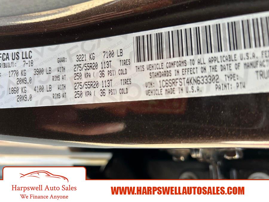 Used Ram 1500 Longhorn 4x4 Crew Cab 6''4" Box 2019 | Harpswell Auto Sales Inc. Harpswell, Maine Used Ram 1500 Longhorn 4x4 Crew Cab 6''4" Box 2019 | Harpswell Auto Sales Inc. Harpswell, Maine