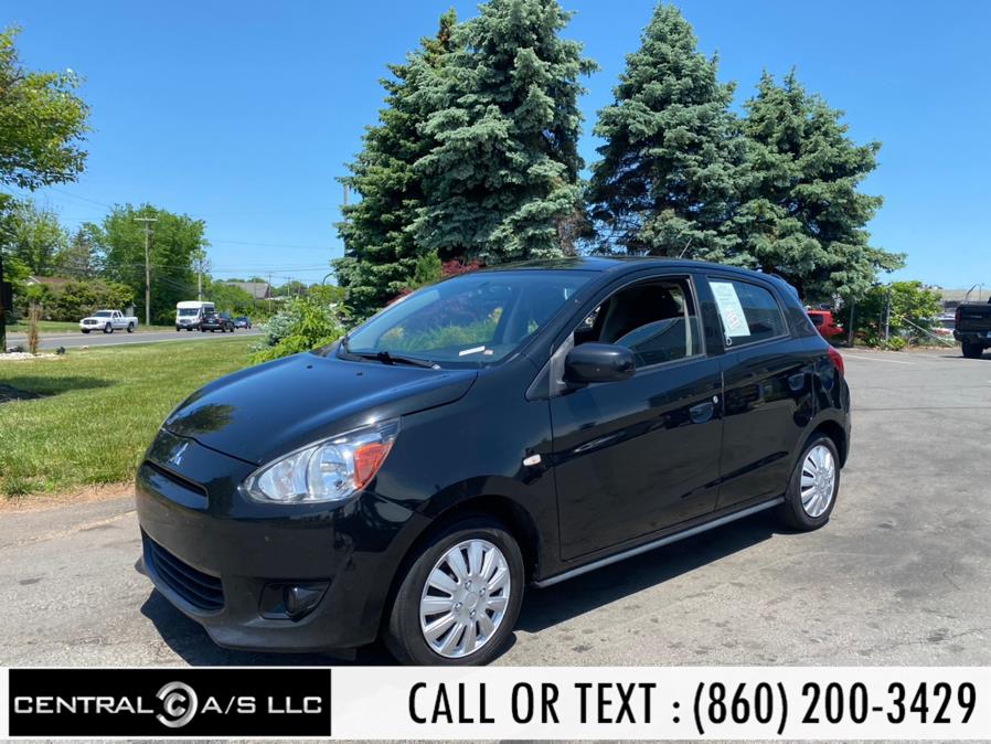 2015 Mitsubishi Mirage 4dr HB CVT DE, available for sale in East Windsor, Connecticut | Central A/S LLC. East Windsor, Connecticut