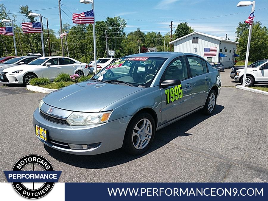 2003 Saturn Ion ION 3 4dr Sdn Auto, available for sale in Wappingers Falls, New York | Performance Motor Cars. Wappingers Falls, New York 2003 Saturn Ion ION 3 4dr Sdn Auto, available for sale in Wappingers Falls, New York | Performance Motor Cars. Wappingers Falls, New York