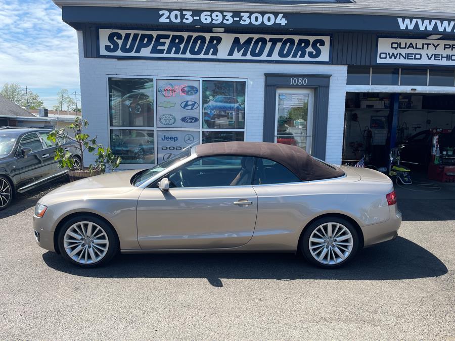 2011 AUDI CAB A5 2dr Cabriolet Auto quattro 2.0T Premium Plus, available for sale in Milford, Connecticut | Superior Motors LLC. Milford, Connecticut