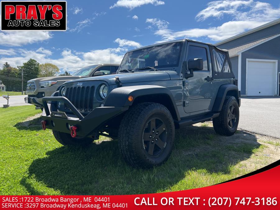 2014 Jeep Wrangler 4WD 2dr Sport, available for sale in Bangor , Maine | Pray's Auto Sales . Bangor , Maine