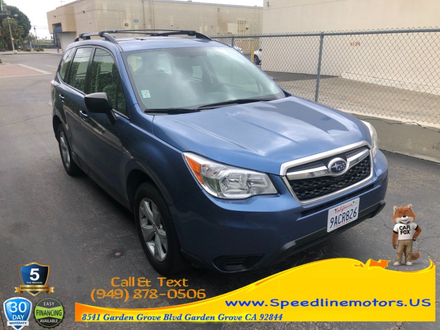 Used Subaru Forester 4dr CVT 2.5i PZEV 2016 | Speedline Motors. Garden Grove, California Used Subaru Forester 4dr CVT 2.5i PZEV 2016 | Speedline Motors. Garden Grove, California