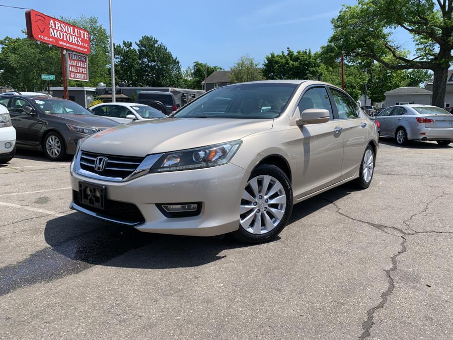 2013 Honda Accord Sdn 4dr I4 CVT EX-L, available for sale in Springfield, MA