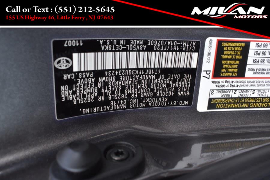 Used Toyota Camry 4dr Sdn I4 Auto SE (Natl) 2016 | Milan Motors. Little Ferry , New Jersey Used Toyota Camry 4dr Sdn I4 Auto SE (Natl) 2016 | Milan Motors. Little Ferry , New Jersey