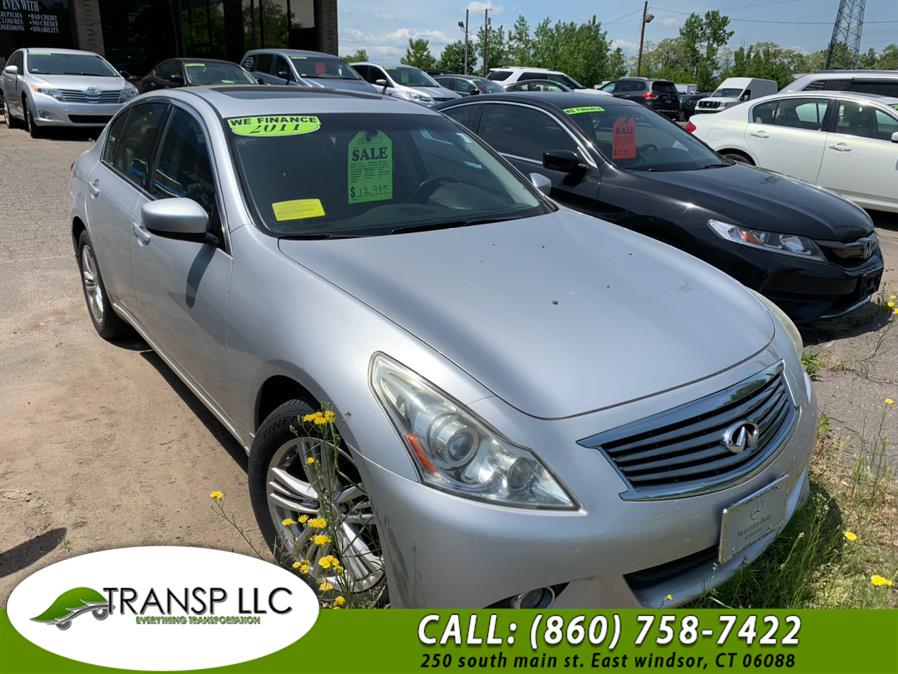 Used Infiniti G37 Sedan 4dr x AWD 2011 | Trans P LLC. East Windsor, Connecticut Used Infiniti G37 Sedan 4dr x AWD 2011 | Trans P LLC. East Windsor, Connecticut
