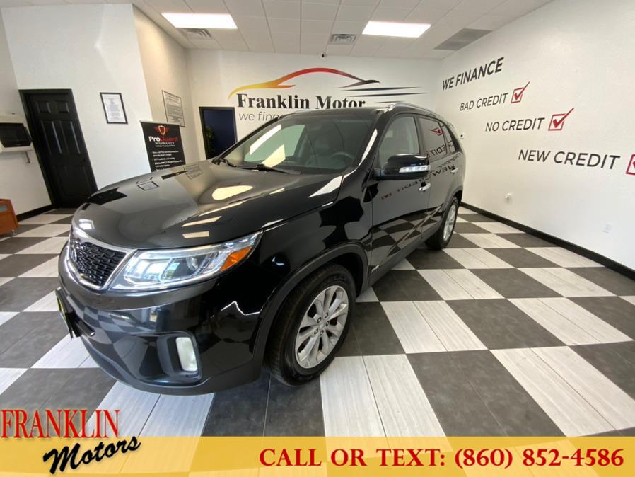 2014 Kia Sorento AWD 4dr V6 EX, available for sale in Hartford, Connecticut | Franklin Motors Auto Sales LLC. Hartford, Connecticut 2014 Kia Sorento AWD 4dr V6 EX, available for sale in Hartford, Connecticut | Franklin Motors Auto Sales LLC. Hartford, Connecticut