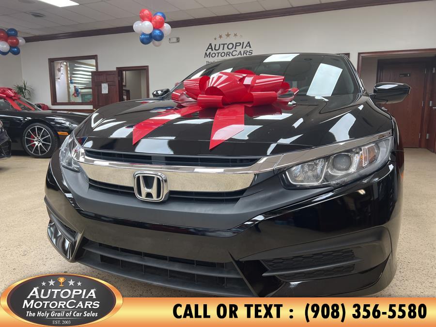 2018 Honda Civic Coupe LX-P CVT, available for sale in Union, New Jersey | Autopia Motorcars Inc. Union, New Jersey