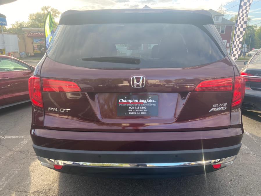 2016 Honda Pilot AWD 4dr Elite w/RES & Navi, available for sale in Newark, New Jersey | Champion Auto Sales. Newark, New Jersey 2016 Honda Pilot AWD 4dr Elite w/RES & Navi, available for sale in Newark, New Jersey | Champion Auto Sales. Newark, New Jersey