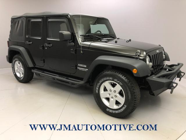 2015 Jeep Wrangler Unlimited 4WD 4dr Sport, available for sale in Naugatuck, Connecticut | J&M Automotive Sls&Svc LLC. Naugatuck, Connecticut 2015 Jeep Wrangler Unlimited 4WD 4dr Sport, available for sale in Naugatuck, Connecticut | J&M Automotive Sls&Svc LLC. Naugatuck, Connecticut