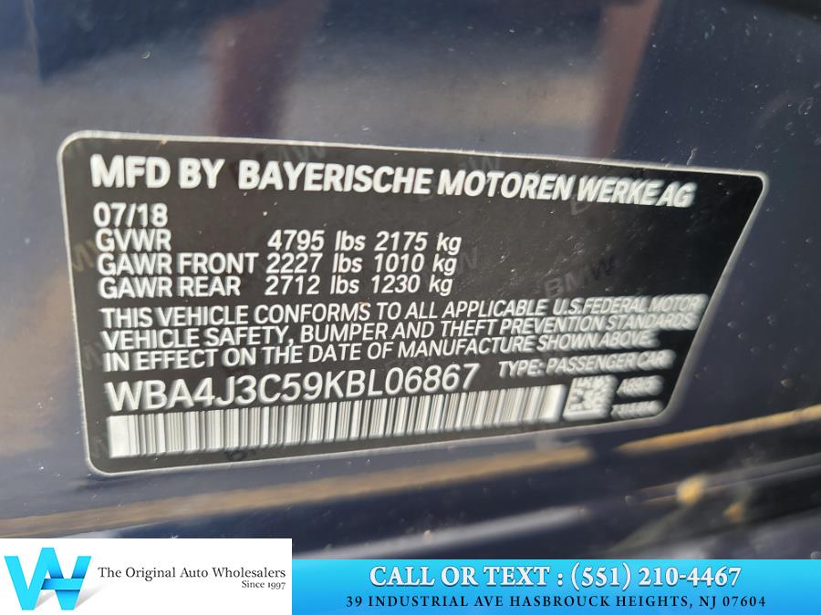 2019 BMW 4 Series 430i xDrive Gran Coupe, available for sale in Lodi, New Jersey | AW Auto & Truck Wholesalers, Inc. Lodi, New Jersey 2019 BMW 4 Series 430i xDrive Gran Coupe, available for sale in Lodi, New Jersey | AW Auto & Truck Wholesalers, Inc. Lodi, New Jersey