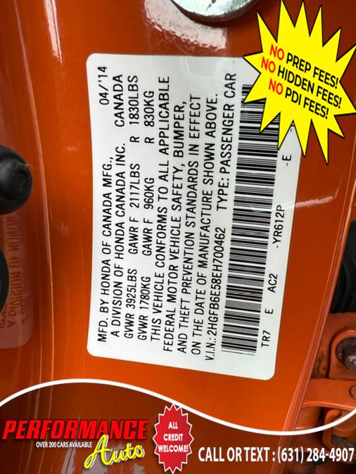 2014 Honda Civic Sedan 4dr Man Si, available for sale in Bohemia, New York | Performance Auto Inc. Bohemia, New York 2014 Honda Civic Sedan 4dr Man Si, available for sale in Bohemia, New York | Performance Auto Inc. Bohemia, New York