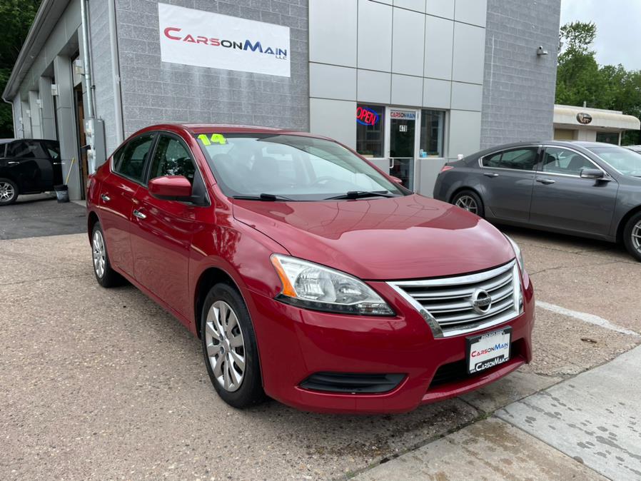 2014 Nissan Sentra 4dr Sdn I4 CVT FE+ SV, available for sale in Manchester, Connecticut | Carsonmain LLC. Manchester, Connecticut