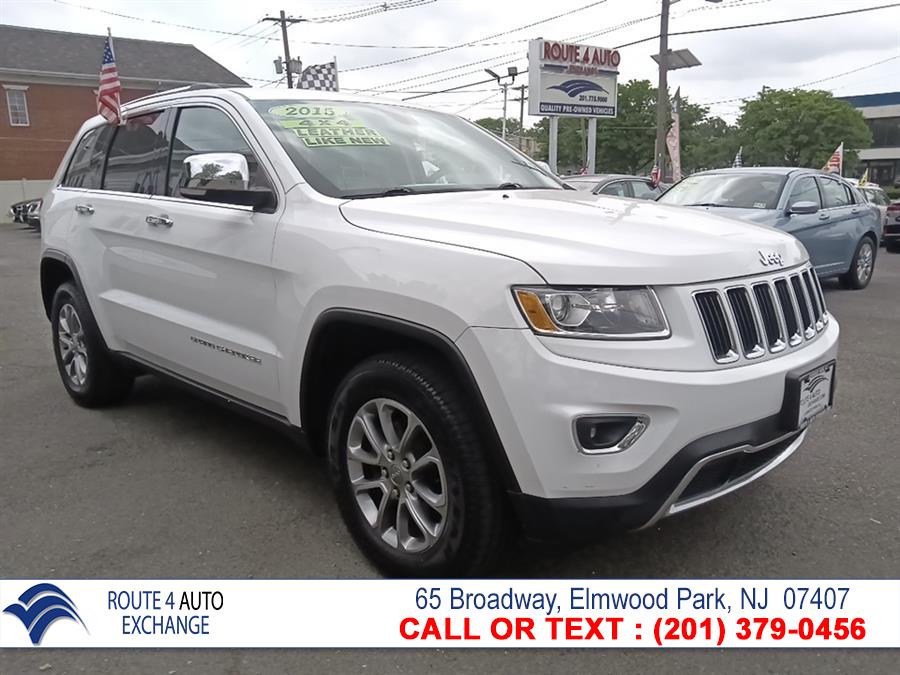 Used Jeep Grand Cherokee 4WD 4dr Limited 2015 | Route 4 Auto Exchange. Elmwood Park, New Jersey
