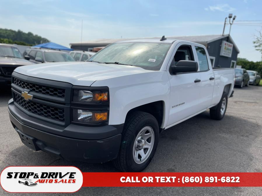 2015 Chevrolet Silverado 1500 2WD Double Cab 143.5" Work Truck, available for sale in East Windsor, Connecticut | Stop & Drive Auto Sales. East Windsor, Connecticut 2015 Chevrolet Silverado 1500 2WD Double Cab 143.5" Work Truck, available for sale in East Windsor, Connecticut | Stop & Drive Auto Sales. East Windsor, Connecticut