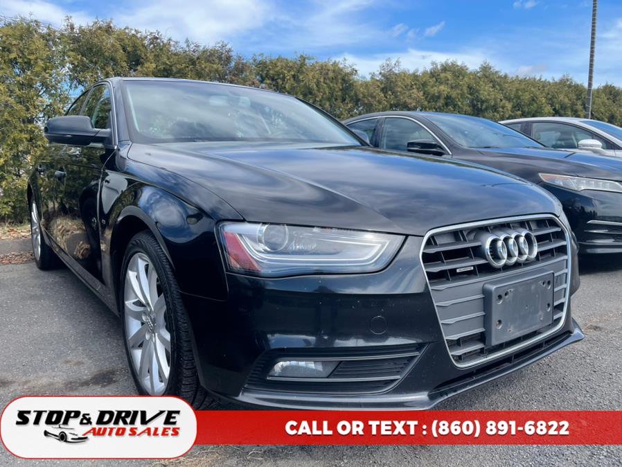 2013 Audi A4 4dr Sdn Auto quattro 2.0T Prestige, available for sale in East Windsor, Connecticut | Stop & Drive Auto Sales. East Windsor, Connecticut 2013 Audi A4 4dr Sdn Auto quattro 2.0T Prestige, available for sale in East Windsor, Connecticut | Stop & Drive Auto Sales. East Windsor, Connecticut