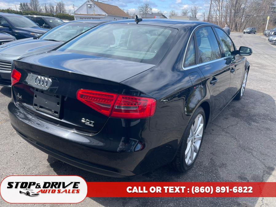 2013 Audi A4 4dr Sdn Auto quattro 2.0T Prestige, available for sale in East Windsor, Connecticut | Stop & Drive Auto Sales. East Windsor, Connecticut 2013 Audi A4 4dr Sdn Auto quattro 2.0T Prestige, available for sale in East Windsor, Connecticut | Stop & Drive Auto Sales. East Windsor, Connecticut