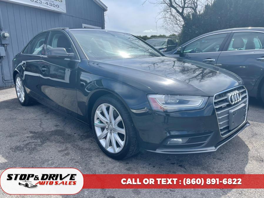 2013 Audi A4 4dr Sdn Auto quattro 2.0T Prestige, available for sale in East Windsor, Connecticut | Stop & Drive Auto Sales. East Windsor, Connecticut 2013 Audi A4 4dr Sdn Auto quattro 2.0T Prestige, available for sale in East Windsor, Connecticut | Stop & Drive Auto Sales. East Windsor, Connecticut