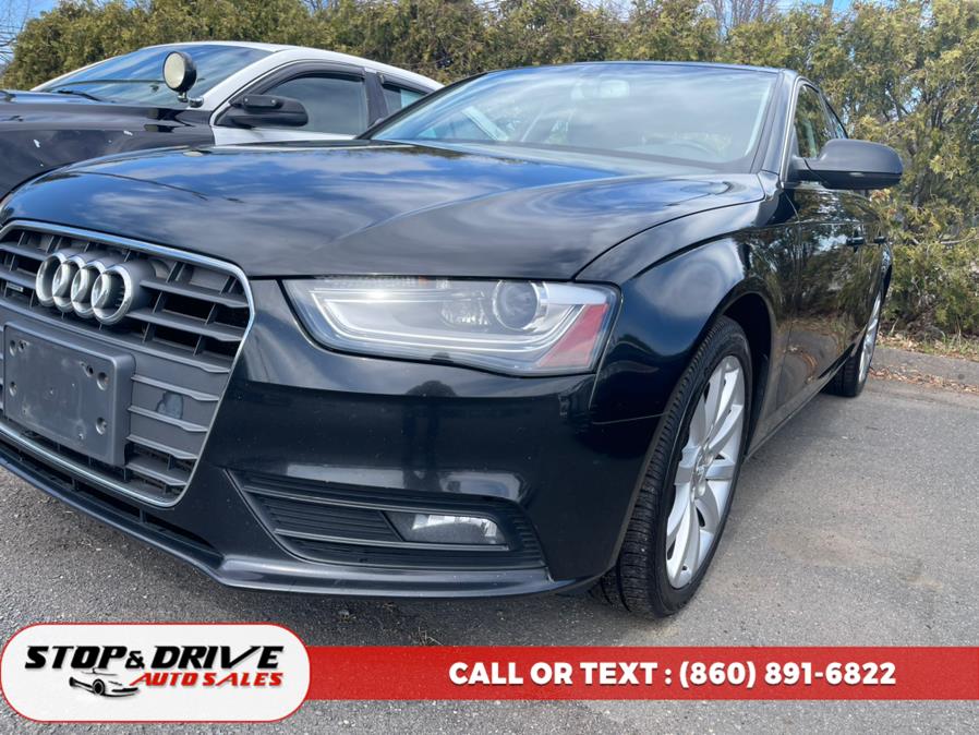 2013 Audi A4 4dr Sdn Auto quattro 2.0T Prestige, available for sale in East Windsor, Connecticut | Stop & Drive Auto Sales. East Windsor, Connecticut 2013 Audi A4 4dr Sdn Auto quattro 2.0T Prestige, available for sale in East Windsor, Connecticut | Stop & Drive Auto Sales. East Windsor, Connecticut