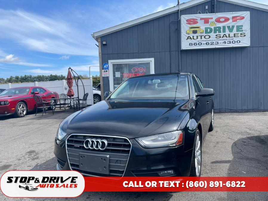 2013 Audi A4 4dr Sdn Auto quattro 2.0T Prestige, available for sale in East Windsor, Connecticut | Stop & Drive Auto Sales. East Windsor, Connecticut